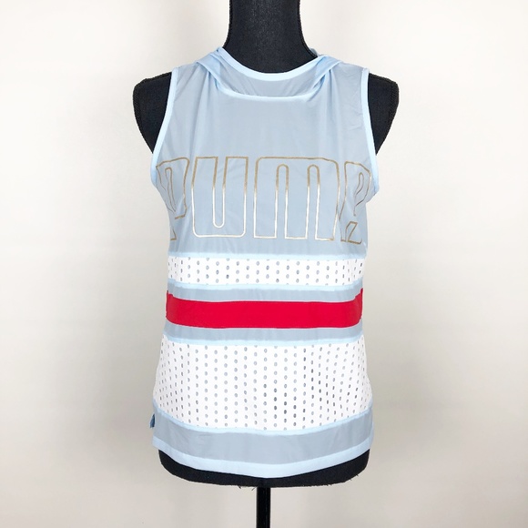 Puma | Sheer Varsity Sleeveless Top - Picture 3 of 8